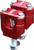 MIKA METALS Red MK-R-78 Universal Rubber Mounted Bar Clamps for 7/8" and 1 1/8" Handlebars