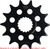 MIKA METALS Front CS Steel Sprocket 14-Tooth for 520 Chain - Part #20-06-14