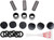 COMET 204360A Roller Button Kit for 102c 9/16 Inch Diameter