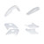 ACERBIS Plastic Kit Hus White - Part 2986640002 for Off-Road Motorcycles