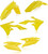 ACERBIS Plastic Kit Yellow - Part Number 2686540231 for Off-Road Vehicles