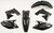 ACERBIS Plastic Kit Black for Motorcycle - Part Number 2141780001