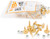 Woodys Gold Digger Carbide Studs 1.325" - 24 Pack for Enhanced Track Performance