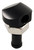 BLOWSION Billet Thru Hull Water Fitting Black 3/8" 90 Degree - Part Number 04-03-001