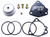 Complete Powerglide billet Servo Kit - Black Anodized