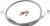 GALFER FK003D652R-OLD Rear Silver Brake Line for Yamaha