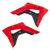 ACERBIS Radiator Shrouds Red/Black – Exact OEM Fit for Motorcycle Cooling System