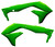 ACERBIS Radiator Shrouds Green - Part Number 2449690006