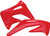 ACERBIS Radiator Shrouds for ATV and Motorcycle – Red, Part Number 2071390227
