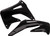 ACERBIS Radiator Shrouds Black Part 2071390001 for Motorcycles