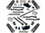 JKS Front or Rear Adjustable Swaybar End Link Kit for Jeep JK - Part 2943