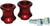 Vortex SP209R Swingarm Spools for Red Honda Motorcycles