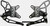 VORTEX RS415K Rear Set Complete for Kawasaki – Black