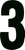 DIRT DIGITS #3 4-inch Black Extreme Digits - Pack of 3 (Part Number: XT43B-3)