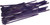 HELIX Assorted Cable Ties Purple, 30-Pack - 4, 6, and 8 Inch Sizes