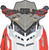 POWERMADD Cobra Windshield Low Smoke 16" for Pol Axys
