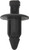 BOLT M6 Three-Stage Push Rivet Kit - 10 Pack