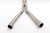 B&B Exhaust Chevy C6 Corvette X-Pipe 2 1/2″ (Paddle Shift Transmission) #FCOR-0436