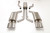 B&B Exhaust Chevy C4 Corvette LT4 Cat Back Exhaust System 2 1/2″ (Oval Tips) #FCOR-0360