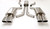 B&B Exhaust Chevy C4 Corvette LT1 Cat Back Exhaust System 2 1/2″ (Oval Tips) #FCOR-0350