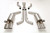 B&B Exhaust Chevy C4 Corvette LT1 Fusion Cat Back Exhaust System (Oval Tips) #FCOR-0066