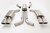 B&B Exhaust Chevy C4 Corvette LT1 Cat Back Exhaust System (Oval Tips) #FCOR-0065