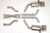 B&B Exhaust Chevy C4 Corvette LT1 Fusion Cat Back Exhaust System (Oval Tips) #FCOR-0051