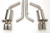 B&B Exhaust Chevy C4 Corvette ZR1 Fusion Cat Back Exhaust System (Oval Tips) #FCOR-0011