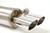 B&B Exhaust Chevy C4 Corvette ZR1 Fusion Cat Back Exhaust System (Oval Tips) #FCOR-0011