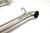 B&B Exhaust Chevy C2 C3 Corvette LS Conversion Side Pipes 3″ – Brushed Stainless Finish #FCOR-0590