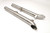 B&B Exhaust Chevy C2 C3 Corvette Insulated Side Pipes 4″ – Brushed Stainless Finish #FCOR-0571
