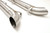 B&B Exhaust Chevy C2 C3 Corvette Insulated Side Pipes 4″ – Brushed Stainless Finish #FCOR-0571