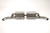 B&B Exhaust Porsche 911 Muffler for BBE Header, Twin Outlet (Oval Tips) #FPOR-0460