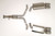 B&B Exhaust Chevy C4 Corvette L98 Cat Back Exhaust System 2 1/2″ Pipe, 4-Bolt Flange (Oval Tips) #FCOR-0070