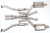 B&B Exhaust Cadillac CTS-V Cat Back Exhaust System with X-Pipe (Round Tips) #FDOM-0305