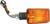 K&S 25-7500 Universal Signal Lights with Black Housing and Amber Lens