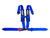 PRP 4.3 Harness Latch and Link- Blue - SBH4.3B Photo - Close Up