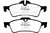 EBC 04-06 Mini Hardtop 1.6 Greenstuff Rear Brake Pads - DP21701