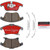 Brembo 2012+ Lincoln MKZ Xtra Ceramic Brake Pad - Front - P24173NX Photo - out of package