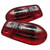 xTune Mercedes Benz W210 E-Class 96-02 LED Tail Lights Red Clear ALT-CL-MBW210-LED-RC - 5020642