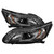 Spyder Honda Accord 2013-2015 4DR Projector Headlights Light Bar DRL Black PRO-YD-HA13-LBDRL-BK - 5080530