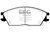 EBC 95-99 Hyundai Accent Greenstuff Front Brake Pads - DP2803