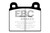 EBC 70-75 Alfa Romeo Montreal 2.6 Redstuff Front Brake Pads - DP3103C