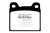 EBC 91-93 Volvo 740 2.3 (ABS) (Girling) Redstuff Rear Brake Pads - DP31043C