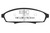 EBC 88-90 Buick Regal 2.8 Redstuff Front Brake Pads - DP31252C