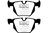 EBC 13+ BMW X1 3.0 Turbo (35i) Redstuff Rear Brake Pads - DP31588C