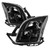 xTune Ford Fusion 2006-2009 OEM Style Headlights -Black HD-JH-FFUS06-AM-BK - 9035234