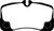 EBC 09-12 Porsche 911 (997) (Cast Iron Rotor only) 3.6 Carrera 2 Redstuff Rear Brake Pads - DP31930C