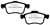EBC 13+ Fiat 500L 1.4 Turbo Redstuff Front Brake Pads - DP33026C