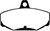 EBC 96-00 Ac Ace 5.0 Redstuff Rear Brake Pads - DP3617C